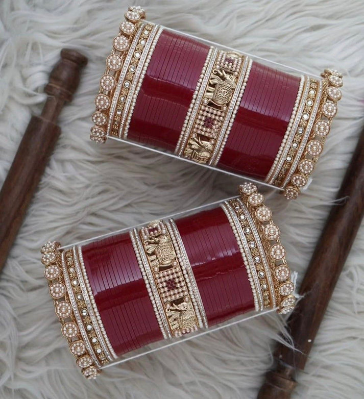 Golden Bangles Churi Set