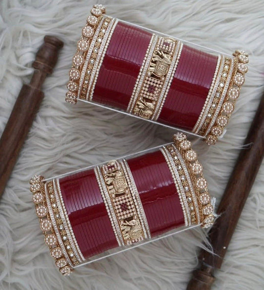 Golden Bangles Churi Set